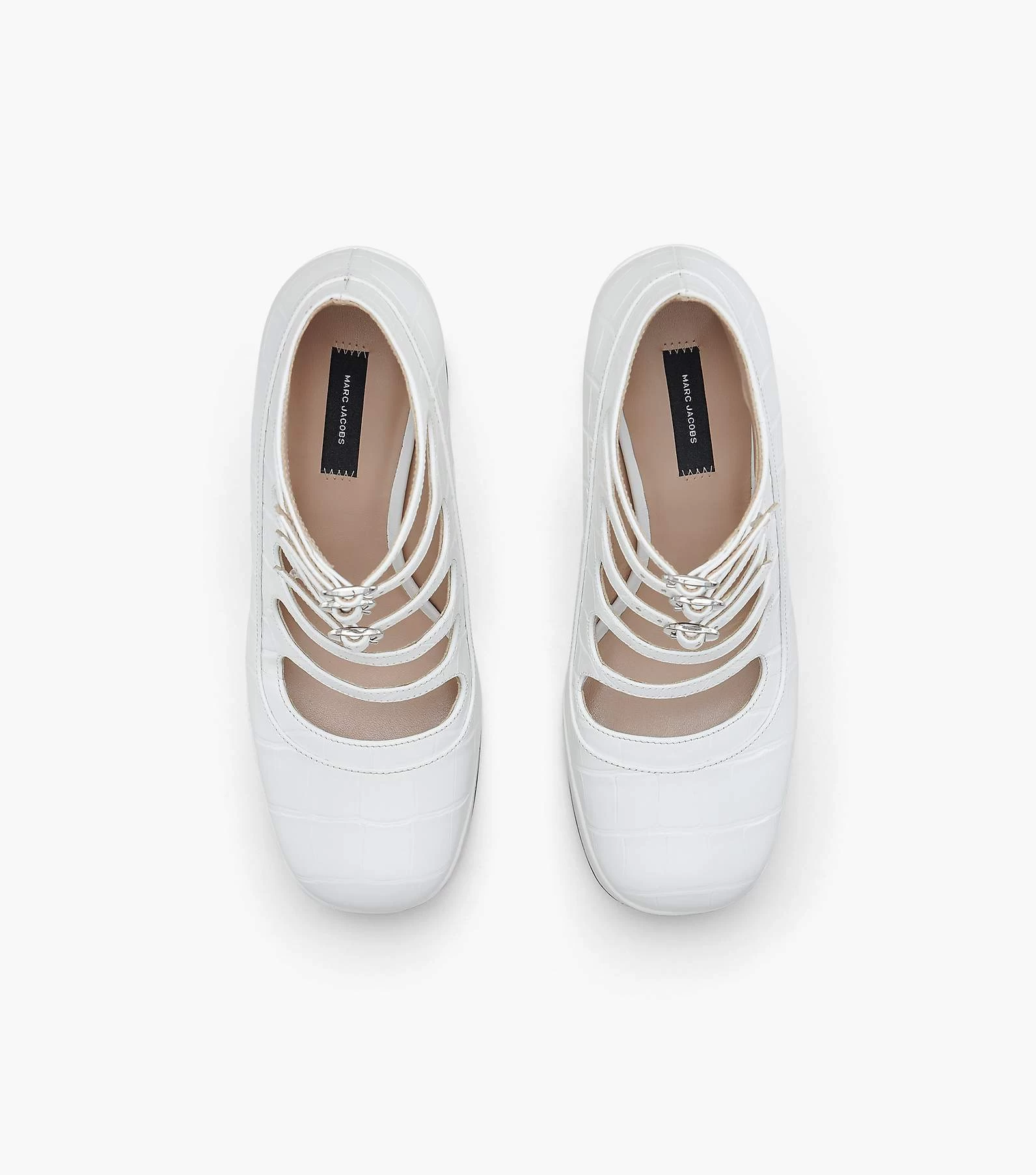 Marc Jacobs The Croc Embossed Kiki Ankle Boot COTTON WHITE 12 Marc Jacobs The Croc Embossed Kiki Ankle Boot COTTON WHITE - Image 10