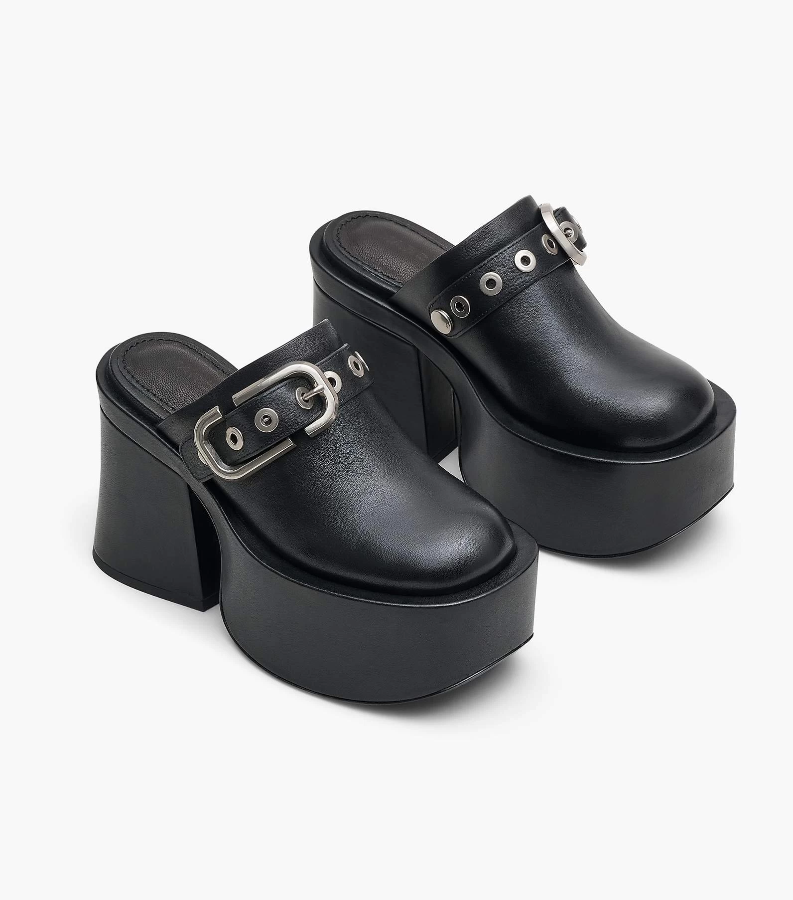 Marc Jacobs The J Marc Leather Clog BLACK 7 Marc Jacobs The J Marc Leather Clog BLACK - Image 5