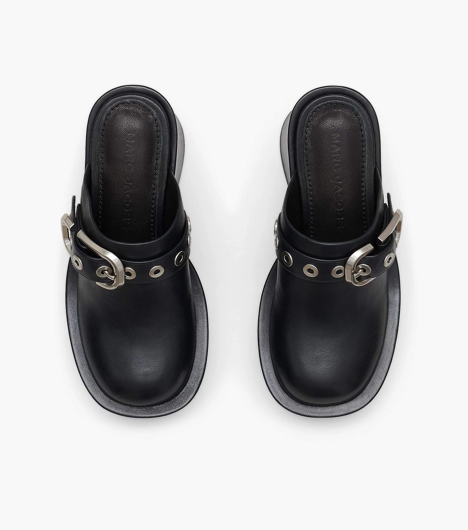 Marc Jacobs The J Marc Leather Clog BLACK 11 Marc Jacobs The J Marc Leather Clog BLACK - Image 9