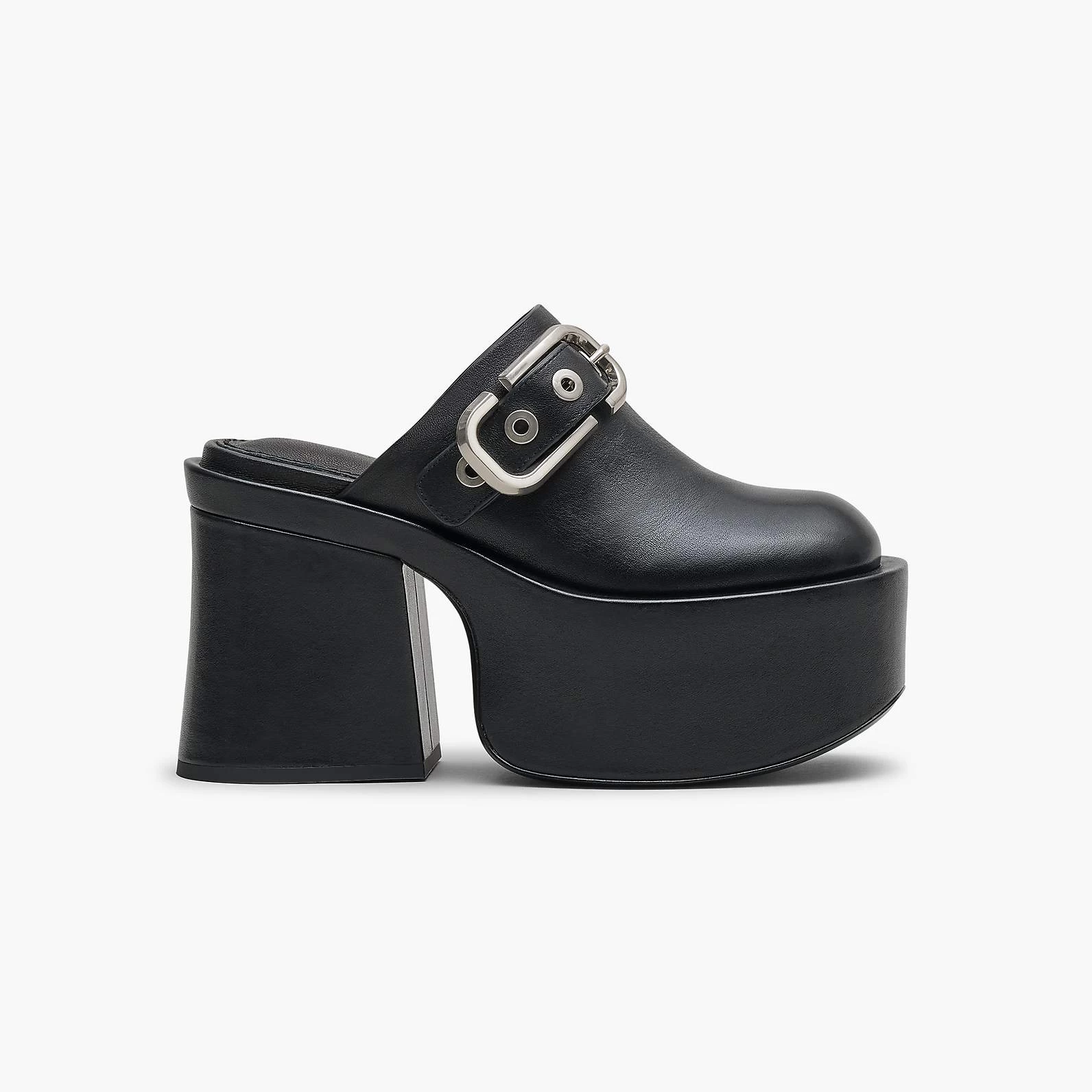 Marc Jacobs The J Marc Leather Clog BLACK 3 Marc Jacobs The J Marc Leather Clog BLACK