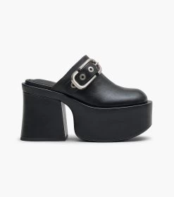 Marc Jacobs The J Marc Leather Clog BLACK 13 Marc Jacobs The J Marc Leather Clog BLACK -Fashion Store MJI 2F3FMC009F03 001 F8F8F8 1 1 MAIN 2