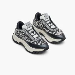 Marc Jacobs The Monogram Lazy Runner BLACK/WHITE