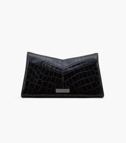 Marc Jacobs The Croc-Embossed St. Marc Convertible Clutch BLACK -Fashion Store MJI 2F3HCL019H01 001 F8F8F8 1 1 ALT3