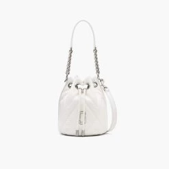 Marc Jacobs The Quilted Leather J Marc Bucket Bag COTTON -Fashion Store MJI 2F3HCR045H01 137 F8F8F8 1 1 MAIN 1