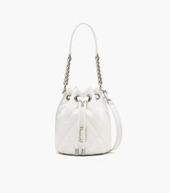 Marc Jacobs The Quilted Leather J Marc Bucket Bag COTTON -Fashion Store MJI 2F3HCR045H01 137 F8F8F8 1 1 MAIN 2