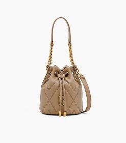 Marc Jacobs The Quilted Leather J Marc Bucket Bag CAMEL -Fashion Store MJI 2F3HCR045H01 230 F8F8F8 1 1 MAIN 1
