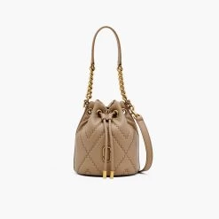 Marc Jacobs The Quilted Leather J Marc Bucket Bag CAMEL