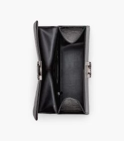 Marc Jacobs The Croc-Embossed St. Marc Large Top Handle BLACK -Fashion Store MJI 2F3HSC021H01 001 F8F8F8 1 1 ALT4