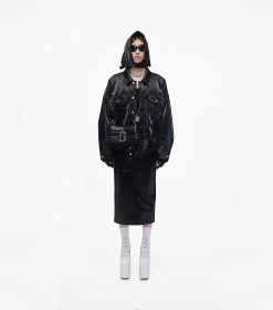 Marc Jacobs The Croc-Embossed St. Marc Top Handle BLACK -Fashion Store MJI 2F3HSC023H01 001 F8F8F8 1 1 ALT1