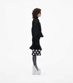 Marc Jacobs The Spots St. Marc Top Handle BLACK/WHITE -Fashion Store MJI 2F3HSC046H01 005 F8F8F8 1 1 ALT6