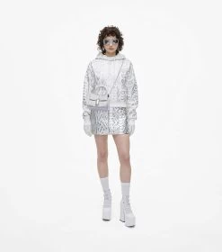 Marc Jacobs The Metallic St. Marc Mini Top Handle SILVER -Fashion Store MJI 2F3HSC053H01 040 F8F8F8 1 1 ALT1