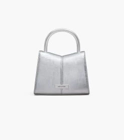 Marc Jacobs The Metallic St. Marc Mini Top Handle SILVER -Fashion Store MJI 2F3HSC053H01 040 F8F8F8 1 1 ALT3
