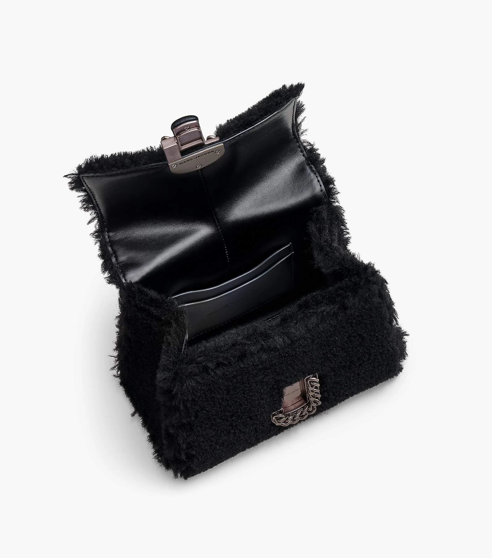 Marc Jacobs The Teddy St. Marc Mini Top Handle BLACK 10 Marc Jacobs The Teddy St. Marc Mini Top Handle BLACK - Image 8