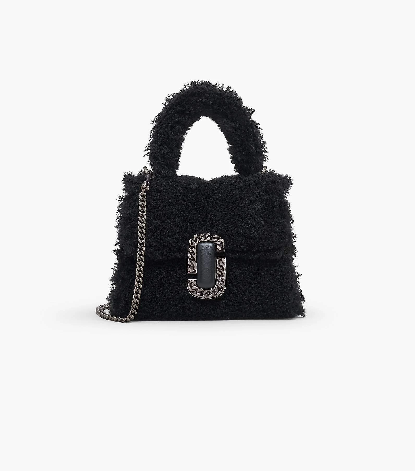 Marc Jacobs The Teddy St. Marc Mini Top Handle BLACK 5 Marc Jacobs The Teddy St. Marc Mini Top Handle BLACK - Image 3