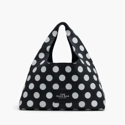 Marc Jacobs The Spots XL Sack Bag BLACK/WHITE