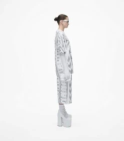 Marc Jacobs The Monogram Metallic J Marc Mini Bag SILVER/BRIGHT WHITE -Fashion Store MJI 2F3HSH040H01 113 F8F8F8 1 1 ALT7