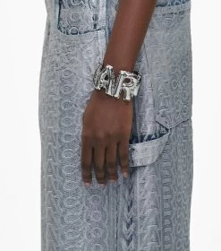 Marc Jacobs The Marc Balloon Cuff SILVER -Fashion Store MJI 2F3JBR001J32 040 F8F8F8 1 1 ALT1