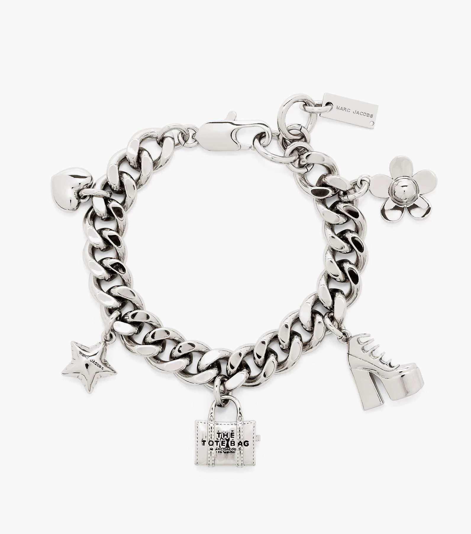 Marc Jacobs The Mini Icon Charm Bracelet LIGHT ANTIQUE SILVER 5 Marc Jacobs The Mini Icon Charm Bracelet LIGHT ANTIQUE SILVER - Image 3