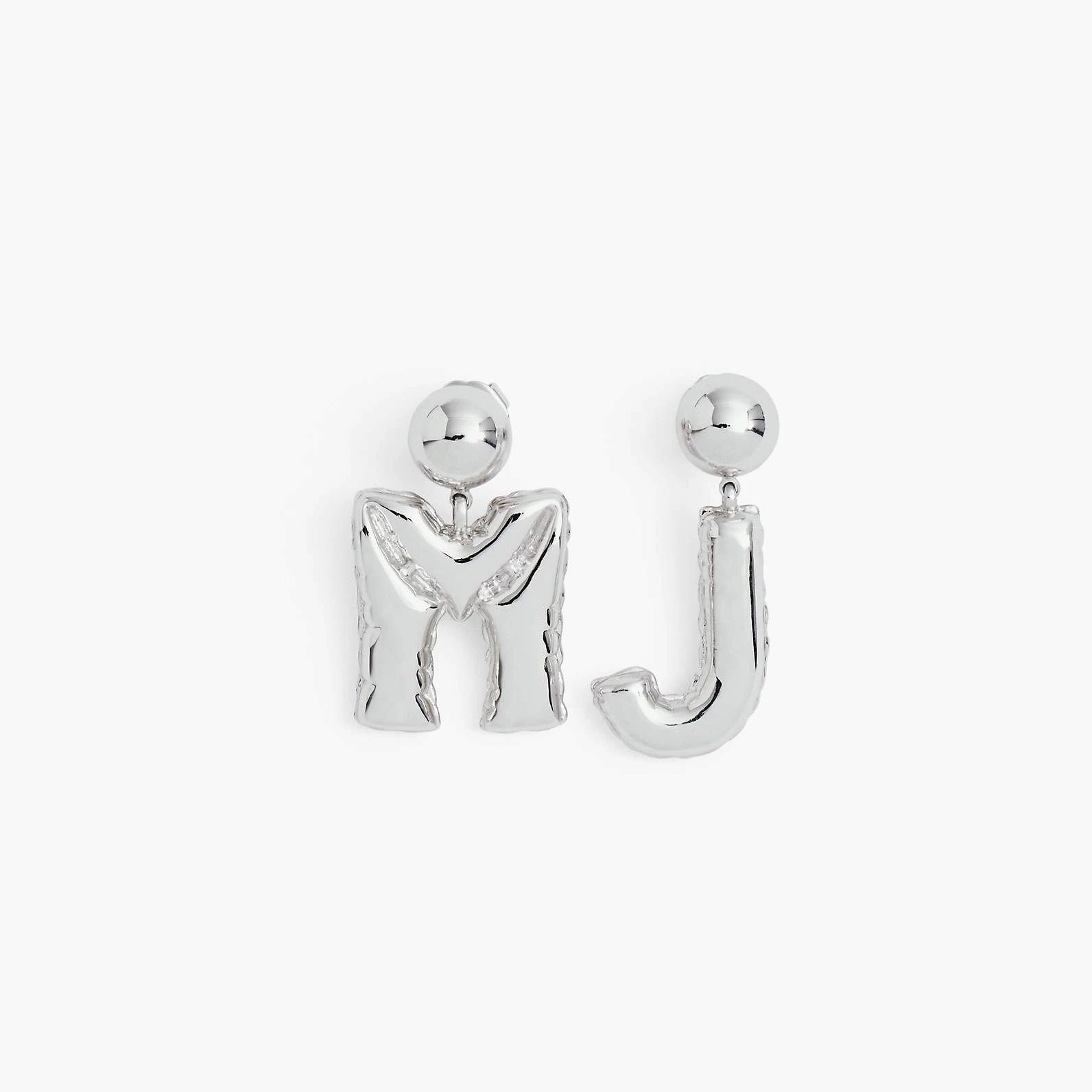 Marc Jacobs The Mj Balloon Earrings SILVER 3 Marc Jacobs The Mj Balloon Earrings SILVER