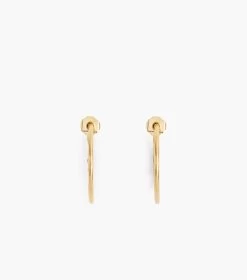 Marc Jacobs The St. Marc Hoops LIGHT ANTIQUE GOLD -Fashion Store MJI 2F3JER001J39 970 F8F8F8 1 1 ALT3