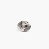 Marc Jacobs The Monogram Signet Ring LIGHT ANTIQUE SILVER -Fashion Store MJI 2F3JRN001J29 029 F8F8F8 1 1 MAIN