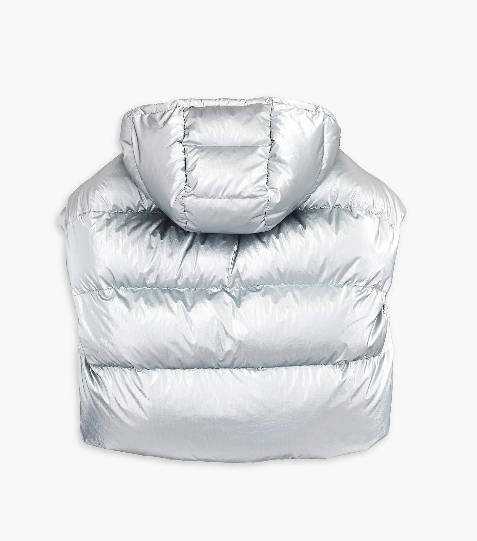 Marc Jacobs The Hooded Puffer Vest SILVER 8 Marc Jacobs The Hooded Puffer Vest SILVER - Image 6