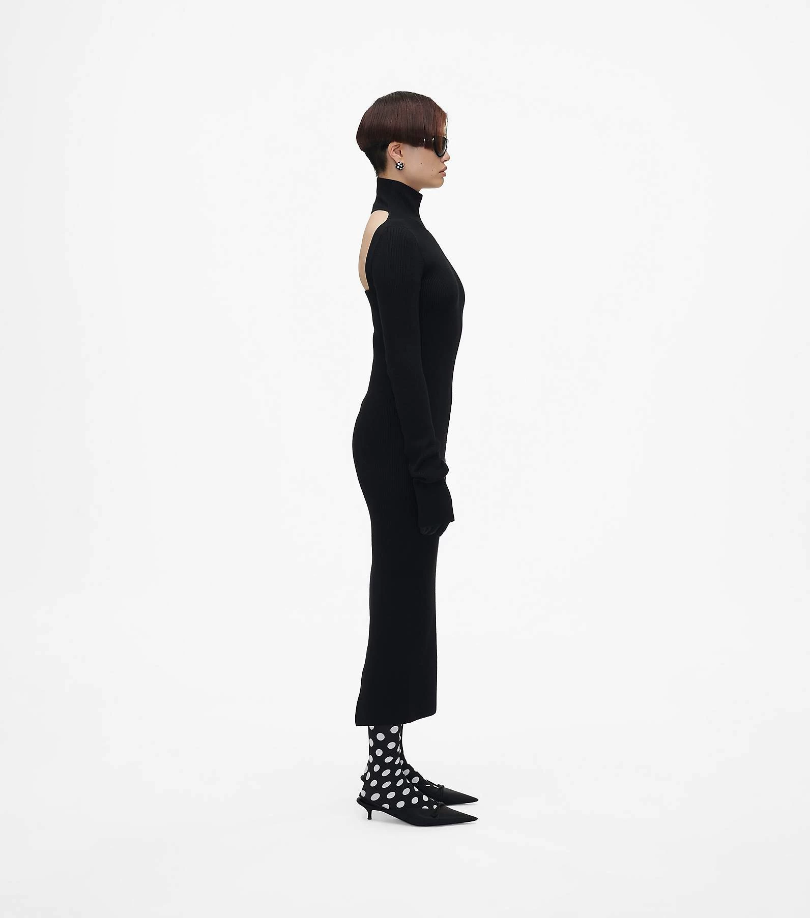 Marc Jacobs The Reversible Knit Dress BLACK 6 Marc Jacobs The Reversible Knit Dress BLACK - Image 4