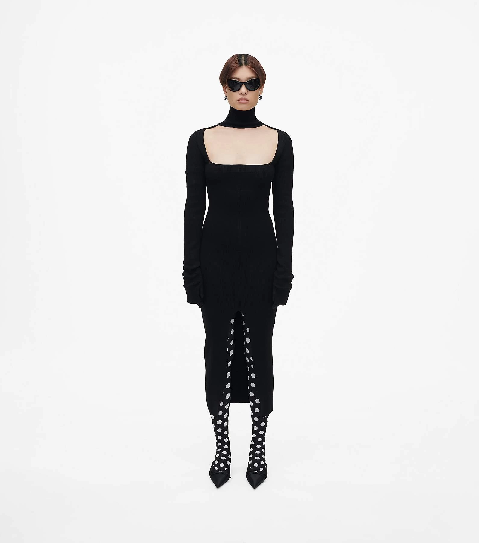 Marc Jacobs The Reversible Knit Dress BLACK 10 Marc Jacobs The Reversible Knit Dress BLACK - Image 8