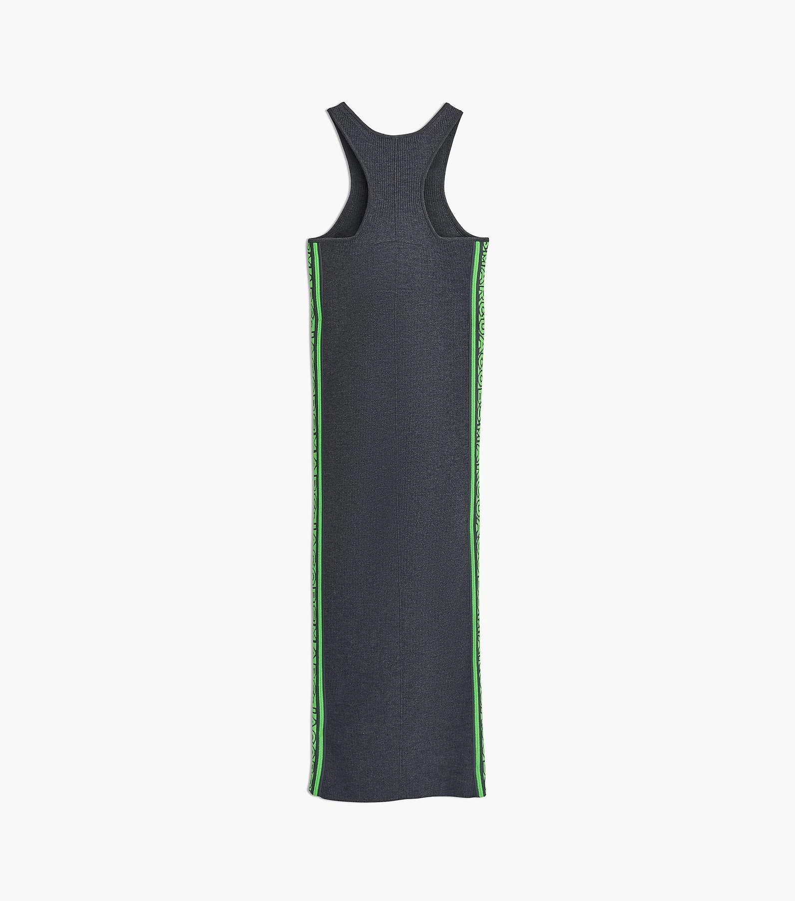 Marc Jacobs The Logo Racer Dress GUNMETAL/APPLE 9 Marc Jacobs The Logo Racer Dress GUNMETAL/APPLE - Image 7