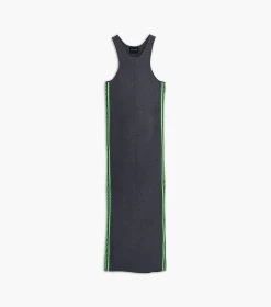 Marc Jacobs The Logo Racer Dress GUNMETAL/APPLE 12 Marc Jacobs The Logo Racer Dress GUNMETAL/APPLE -Fashion Store MJI 2F3RDR002K26 356 F8F8F8 1 1 MAIN 1
