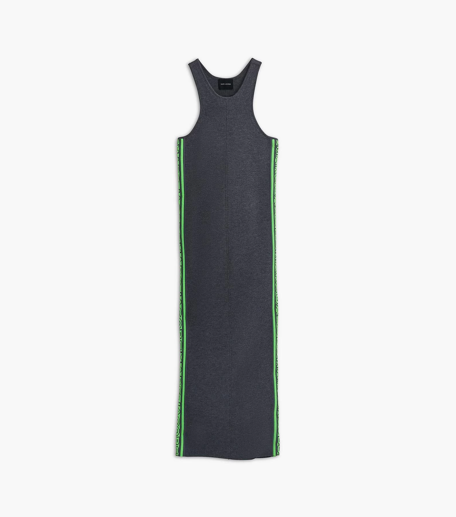 Marc Jacobs The Logo Racer Dress GUNMETAL/APPLE 5 Marc Jacobs The Logo Racer Dress GUNMETAL/APPLE - Image 3