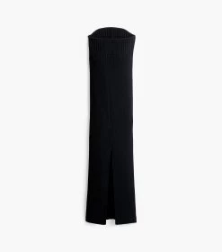 Marc Jacobs The Ribbed Knit Tube Dress BLACK -Fashion Store MJI 2F3RDR004K27 001 F8F8F8 1 1 ALT4