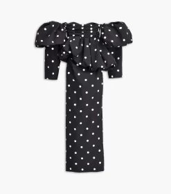 Marc Jacobs The Spots Bubble Dress BLACK/WHITE -Fashion Store MJI 2F3RDR005W07 005 F8F8F8 1 1 ALT4