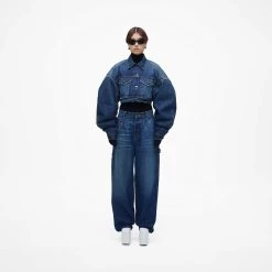 Marc Jacobs The Cropped Padded Jacket FUTURE INDIGO