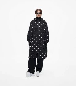 Marc Jacobs The Spots Long Windbreaker BLACK/WHITE 12 Marc Jacobs The Spots Long Windbreaker BLACK/WHITE -Fashion Store MJI 2F3RJC007W07 005 F8F8F8 1 1 ALT1