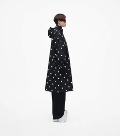 Marc Jacobs The Spots Long Windbreaker BLACK/WHITE 13 Marc Jacobs The Spots Long Windbreaker BLACK/WHITE -Fashion Store MJI 2F3RJC007W07 005 F8F8F8 1 1 ALT2