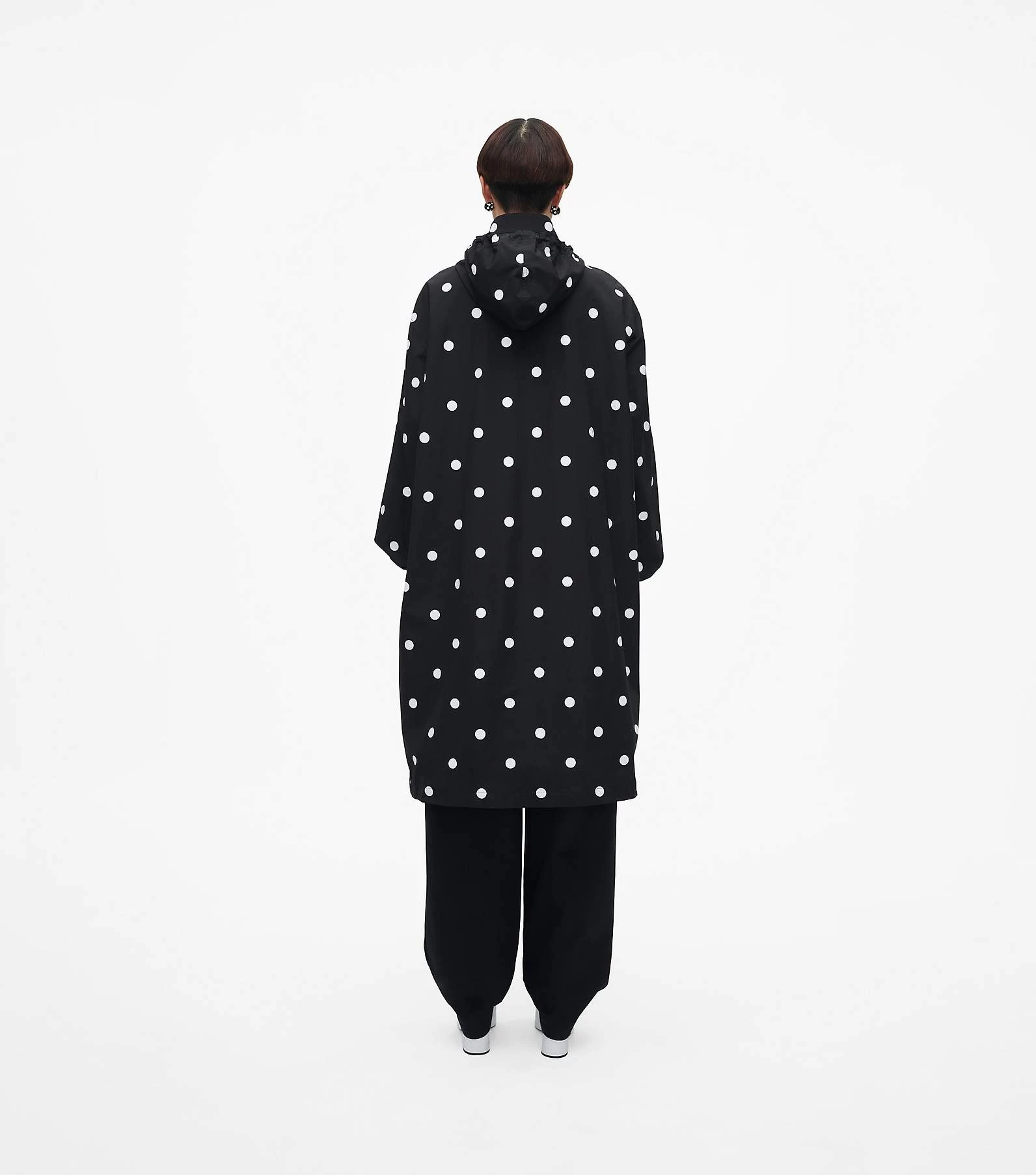 Marc Jacobs The Spots Long Windbreaker BLACK/WHITE 7 Marc Jacobs The Spots Long Windbreaker BLACK/WHITE - Image 5