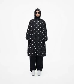 Marc Jacobs The Spots Long Windbreaker BLACK/WHITE 17 Marc Jacobs The Spots Long Windbreaker BLACK/WHITE -Fashion Store MJI 2F3RJC007W07 005 F8F8F8 1 1 ALT6