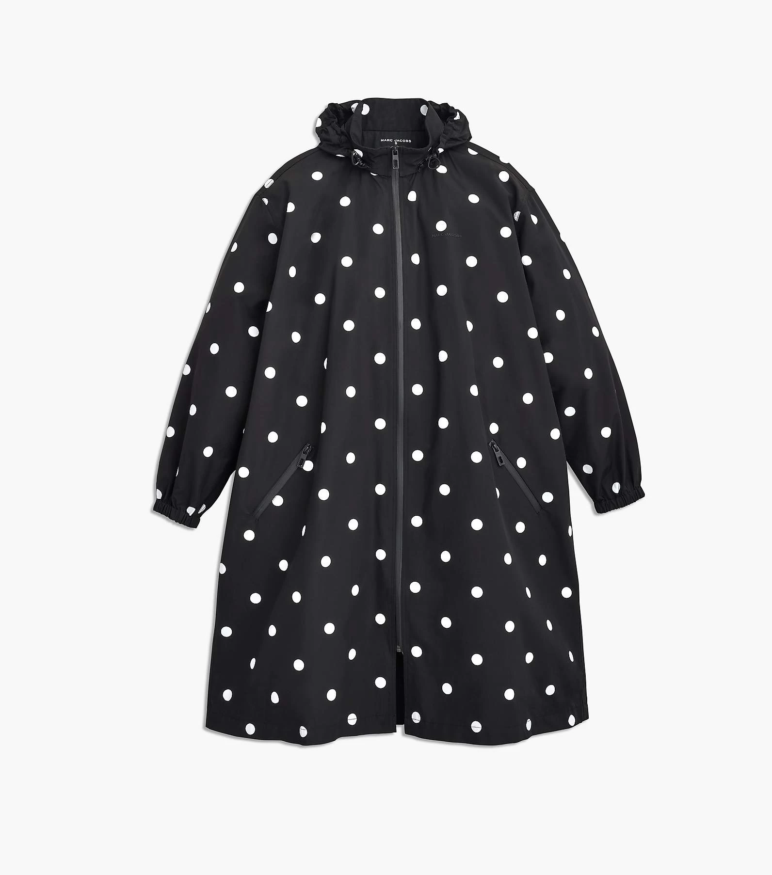 Marc Jacobs The Spots Long Windbreaker BLACK/WHITE 4 Marc Jacobs The Spots Long Windbreaker BLACK/WHITE - Image 2