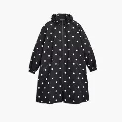 Marc Jacobs The Spots Long Windbreaker BLACK/WHITE