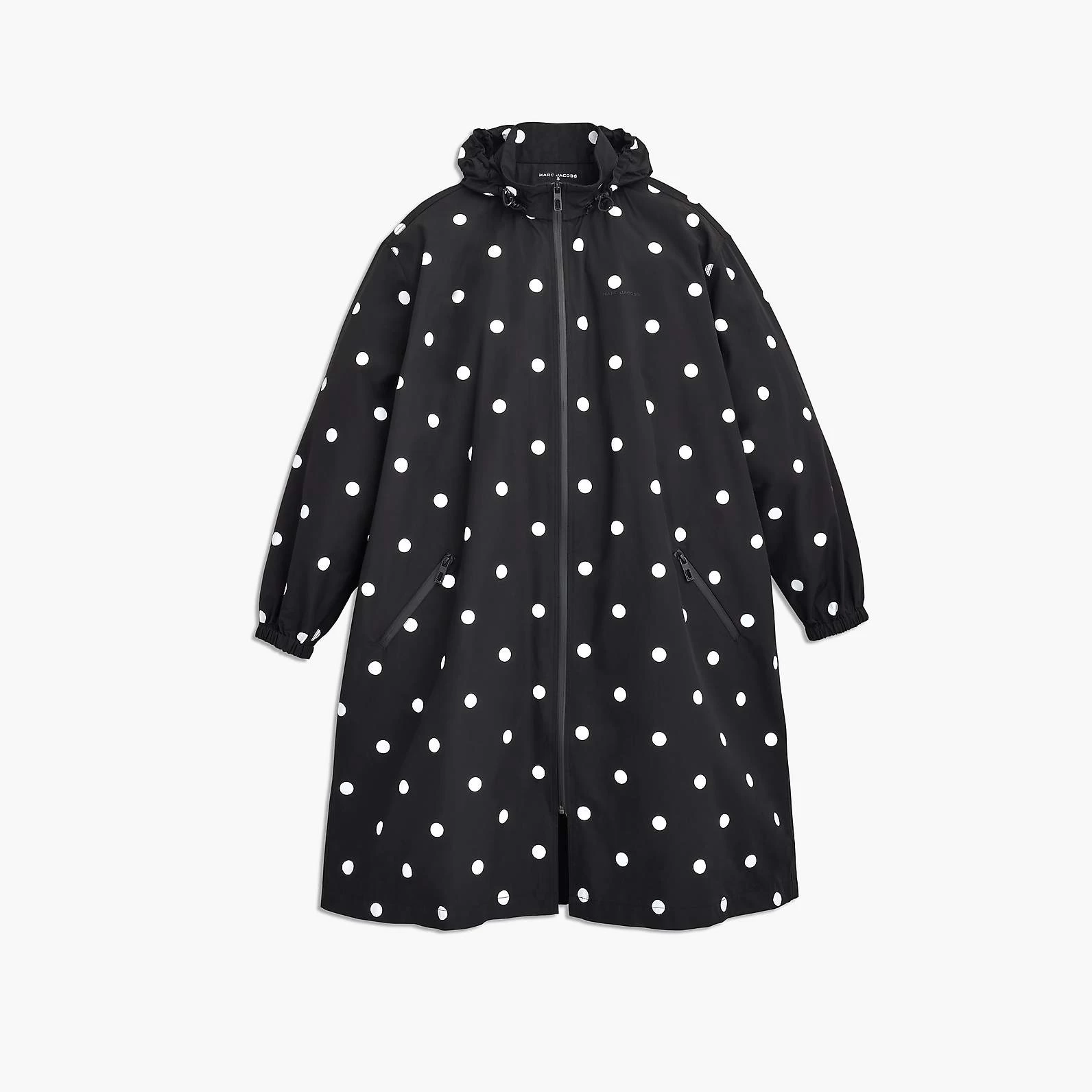 Marc Jacobs The Spots Long Windbreaker BLACK/WHITE 3 Marc Jacobs The Spots Long Windbreaker BLACK/WHITE