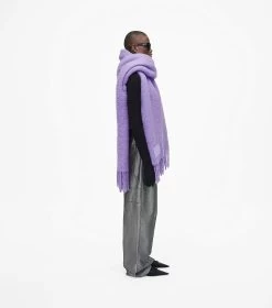 Marc Jacobs The Cloud Scarf ICED LAVENDER -Fashion Store MJI 2F3RRA008W16 547 F8F8F8 1 1 ALT3