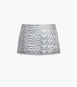 Marc Jacobs The Puffy Leather Mini Skirt SILVER 14 Marc Jacobs The Puffy Leather Mini Skirt SILVER -Fashion Store MJI 2F3RSK002W19 040 F8F8F8 1 1 ALT4