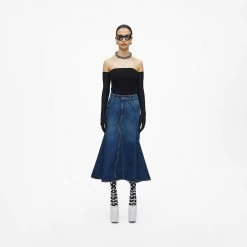 Marc Jacobs The Paneled Skirt FUTURE INDIGO