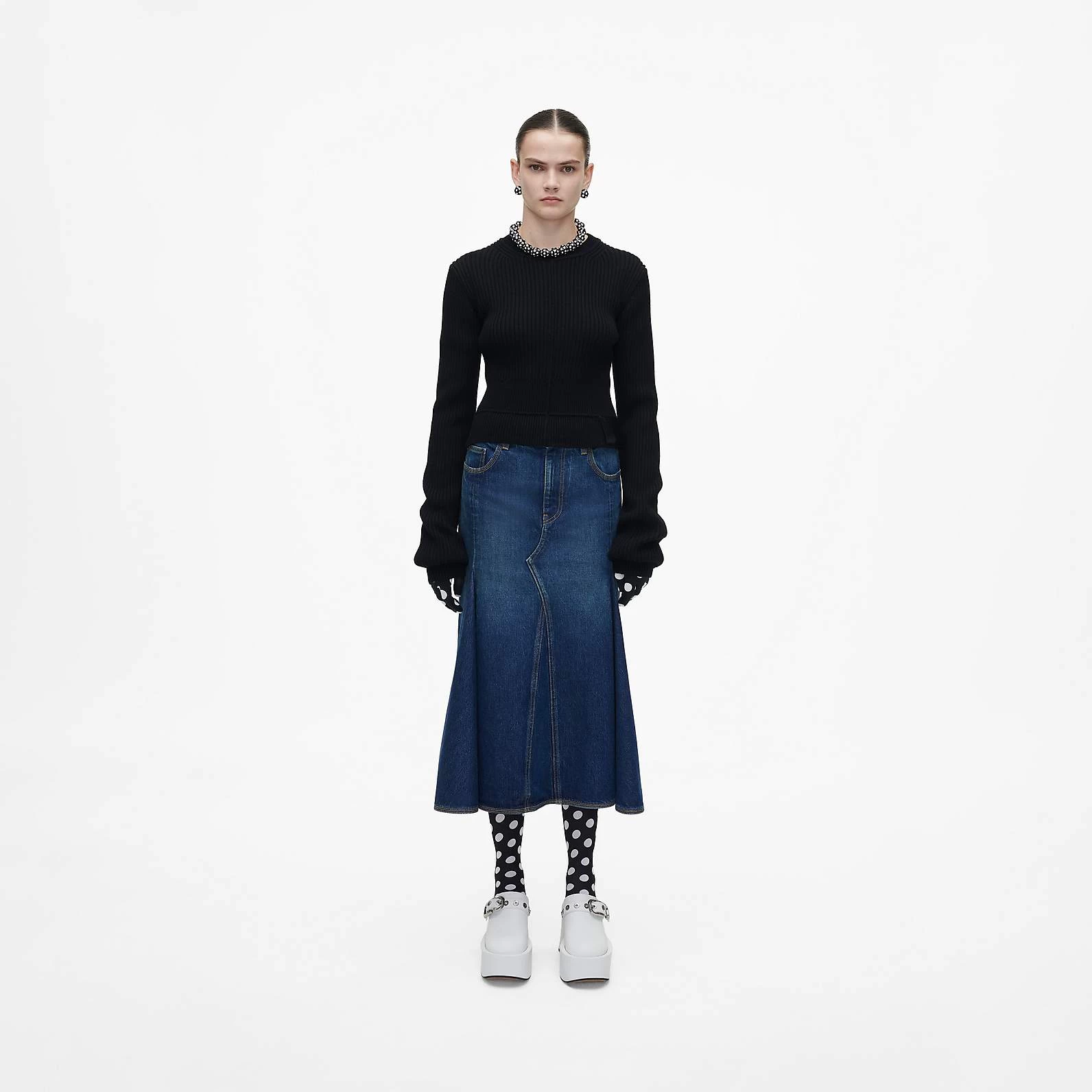 Marc Jacobs The Femme Crewneck Sweater ICED LAVENDER 3 Marc Jacobs The Femme Crewneck Sweater ICED LAVENDER