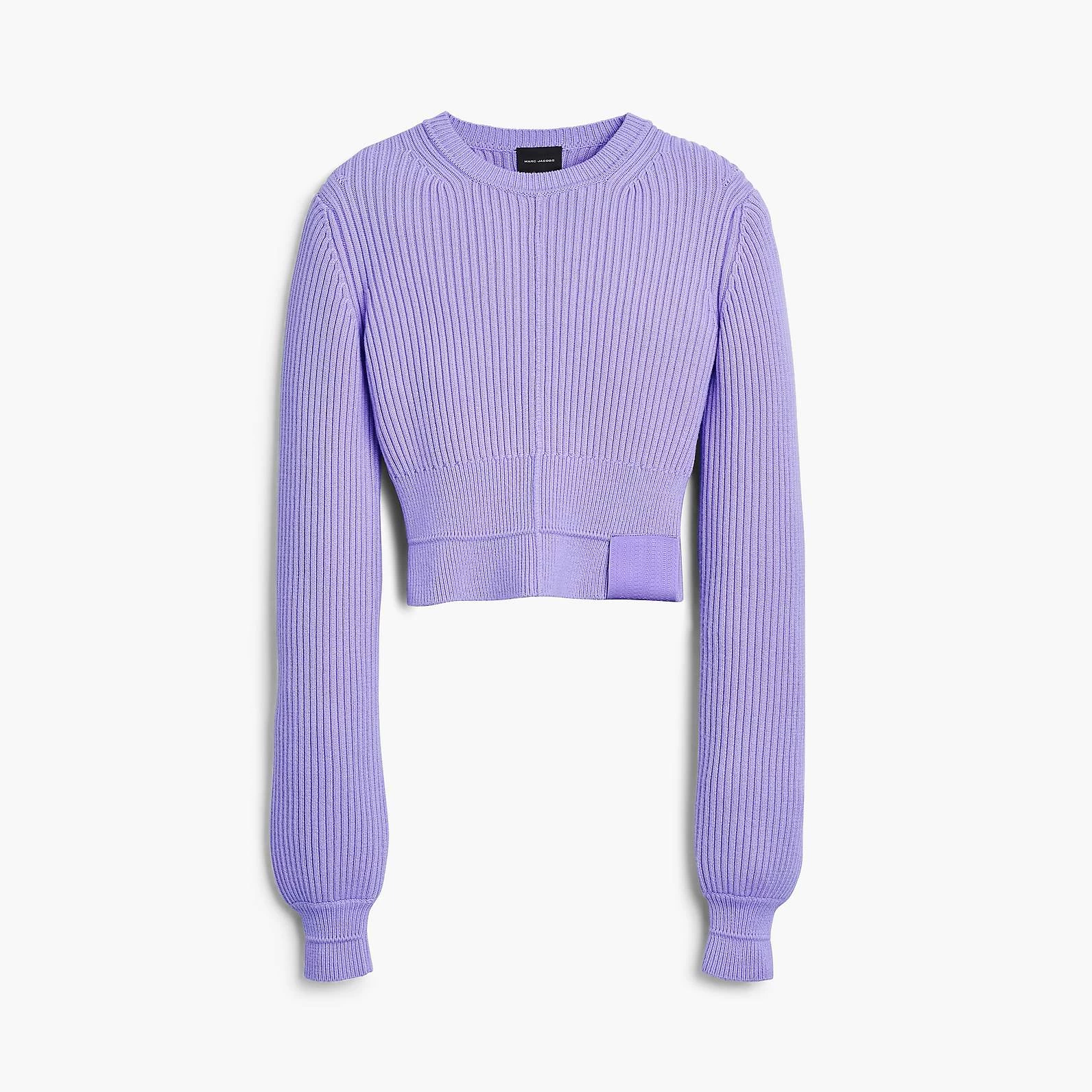 Marc Jacobs The Femme Crewneck Sweater ICED LAVENDER 4 Marc Jacobs The Femme Crewneck Sweater ICED LAVENDER - Image 2