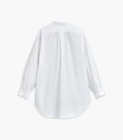 Marc Jacobs The Monogram Big Shirt WHITE 16 Marc Jacobs The Monogram Big Shirt WHITE -Fashion Store MJI 2F3RTP002W08 100 F8F8F8 1 1 ALT4