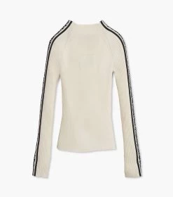 Marc Jacobs The Raglan Logo Mockneck IVORY/BLACK -Fashion Store MJI 2F3RTP003K05 174 F8F8F8 1 1 ALT4