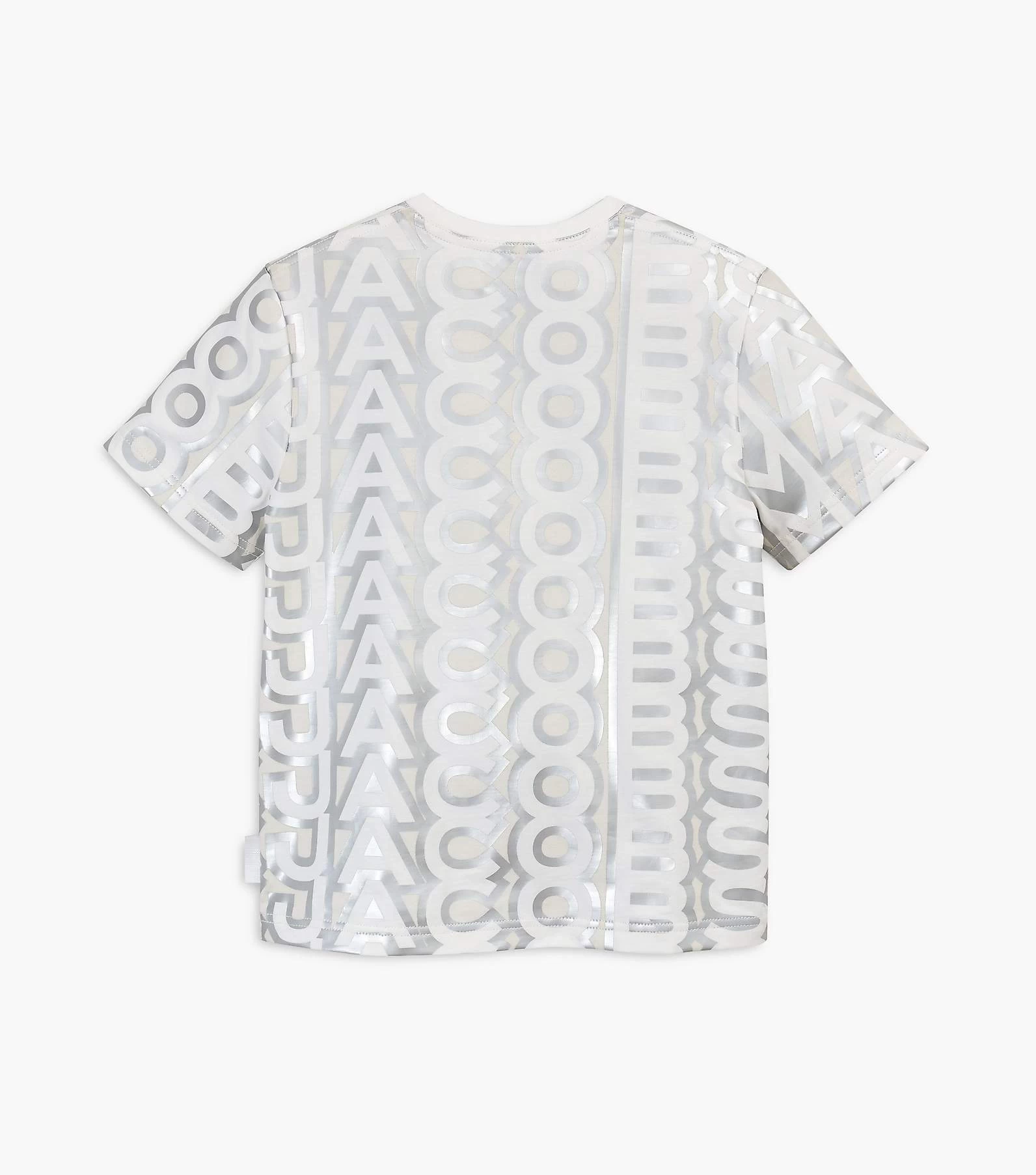 Marc Jacobs The Monogram Baby Tee SILVER/BRIGHT WHITE 8 Marc Jacobs The Monogram Baby Tee SILVER/BRIGHT WHITE - Image 6