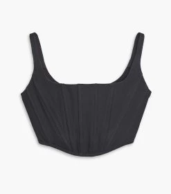 Marc Jacobs The Denim Bustier BLACK -Fashion Store MJI 2F3RTP006D03 001 F8F8F8 1 1 ALT1